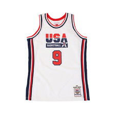 Mitchell & Ness NBA AUTHENTIC JERSEY WHITE USA 92 MICHAEL JORDAN MN43JT1G-10画像