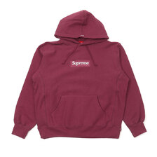 Supreme 21FW Box Logo Hooded Sweatshirt PLUM画像