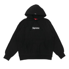 Supreme 21FW Box Logo Hooded Sweatshirt BLACK画像