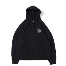 TOKYO 23 SWEAT ZIP UP HOODIE BLACK T23-21-027画像
