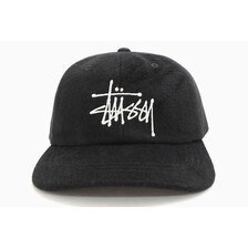 STUSSY Fuzzy Wool Big Logo Low Pro Cap 1311029画像
