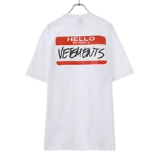 VETEMENTS MY NAME IS VETEMENTS T-SHIRT UE52TR140画像