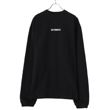 VETEMENTS LOGO LABEL LONGSLEEVE UE52TR280画像