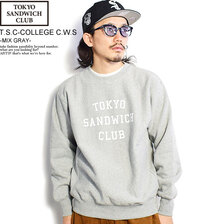 TOKYO SANDWICH CLUB T.S.C-COLLEGE C.W.S -MIX GRAY-画像