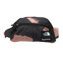 Supreme &times; THE NORTH FACE 21FW Bleached Denim Print Roo II BLACK画像