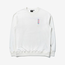 FILA x BTS COLORFUL LOGO CREW WHITE BM1152-01画像