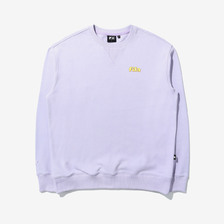 FILA &times; BTS DISCO LOGO CREW LAVENDER BM1154-32画像