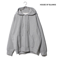 HOUSE OF BLANKS ZIP HOODED SWEATSHIRT画像