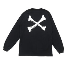 WTAPS 21AW CROSSBONES LS TEE BLACK 212PCDT-LT02S画像