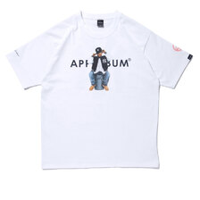 APPLEBUM &times; MLB NY Yankees Boy Tee WHITE画像