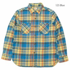 SUGAR CANE TWILL CHECK L/S WORK SHIRT SC28231画像