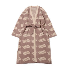 UGG モノグラムロゴ ニットガウン BROWN 21AW-RUGTP12画像