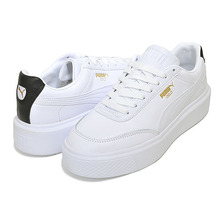 PUMA OSLO MAJA WMNS PUMA WHITE-PUMA BLACK 374864-01画像