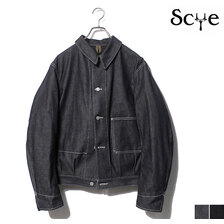 SCYE BASICS Lightweight Denim Cropped Work Jacket 5122-61537画像