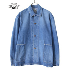 GOLD 10.5oz JELT DENIM WWII COVERALL AGING MODEL HARD WASH 22A-GL14922H画像