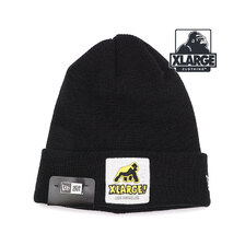 X-LARGE WALKING APE CUFF BEANIE BLACK 101221051012画像