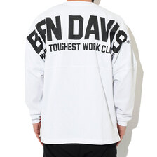 BEN DAVIS Big Logo Wide Footballer L/S Tee C-2380022画像
