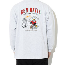 BEN DAVIS Saw Master EMB Wide Crew L/S Tee C-2380020画像