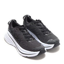 HOKA ONE ONE BONDI X Black/White 1113512-BWHT画像