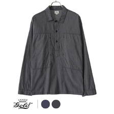 GOLD COVERT CHAMBRAY PULLOVER SHIRT 22A-GL28775画像