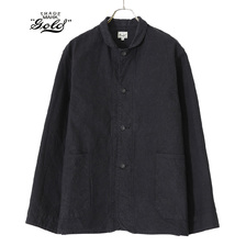 GOLD COTTON / SILK NEP TWILL RAILOAD JACKET 22A-GL15037画像