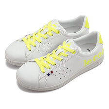 le coq sportif LA ROLAND SL BL WHITE/NEON YELLOW QL1TJC07WY-112画像