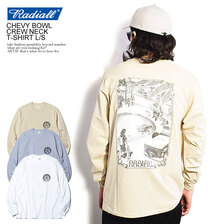 RADIALL &times; TOSHIKAZU NOZAKA CHEVY BOWL - CREW NECK T-SHIRT L/S RAD-22SSS-JW002画像