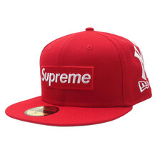 Supreme &times; New York Yankees 21FW Box Logo New Era RED画像