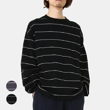 marka BORDER TEE L/S - COMBED KNIT BORDER - M22A-09CS01C画像