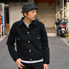 児島ジーンズ 13oz ケブラー デニムジャケット サードモデル M ブラック 児島ジーンズ 13oz ケブラー デニムジャケット サードモデル M