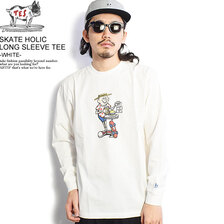 The Endless Summer TES SKATE HOLIC LONG SLEEVE TEE -WHITE- FH-2374325画像
