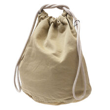 Ron Herman Twill Drawstring Pouch BEIGE画像