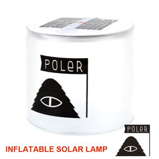 POLeR INFLATABLE SOLAR LAMP CLEAR ACU9704画像