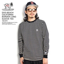 The Endless Summer TES DOG BEACH CALIFORNIA BORDER LONG SLEEVE TEE -BLACK- FH-2374312画像