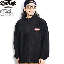 CUTRATE CUTRATE LOGO FULL ZIP FLEECE CR-22SS001画像