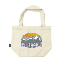 patagonia 21FW Mini Tote Fitz Roy Flurries Bleached Stone 59275画像