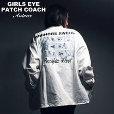 AVIREX GIRLS EYE PATCH COACH JACKET 6122112画像