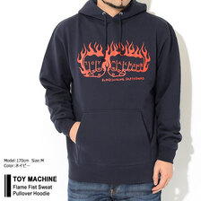 TOY MACHINE Flame Fist Sweat Pullover Hoodie TMPCSW16画像