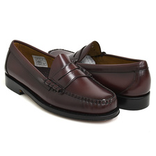 G.H.BASS LARSON MOC PENNY LOAFER WINE LEATHER (LEATHER SOLE) BA11010H-0NN画像