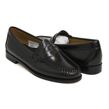 G.H.BASS PENNY LOAFER WMN BLACK LEATHER (LEATHER SOLE) BA41010-000画像