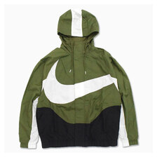NIKE USA Swoosh WVN LND JKT Olive DD5967-326画像