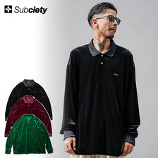 Subciety VELOUR RUGGER SHIRT 109-35746画像