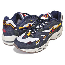 NIKE AIR MAX 96 II QS blackened blue/gym red DJ6742-400画像
