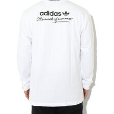 adidas Trefoil Linear Label L/S Tee Originals HM2661画像