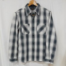 THE FLAT HEAD OMBRE FLANNELNEL SHIRT FN-SNR-006L画像