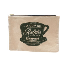 Ralph's Coffee ZIPPER POUCH NATURAL画像