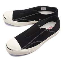 CONVERSE JACK PURCELL CENTERGORE SLIP-ON RH BLACK 33300751画像