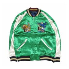 STUDIO D'ARTISAN レーヨン サテンスカジャン リバーシブル SD4535画像