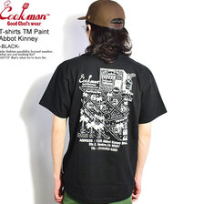 COOKMAN T-shirts TM Paint Abbot Kinney -BLACK- 231-21063画像