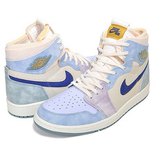 NIKE AIR JORDAN 1 ZOOM AIR CMFT football grey/mystic navy-sail DQ5091-041画像
